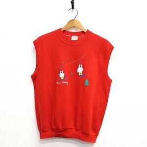 Vintage Sun Valley Idaho Vest Sweatshirt Large